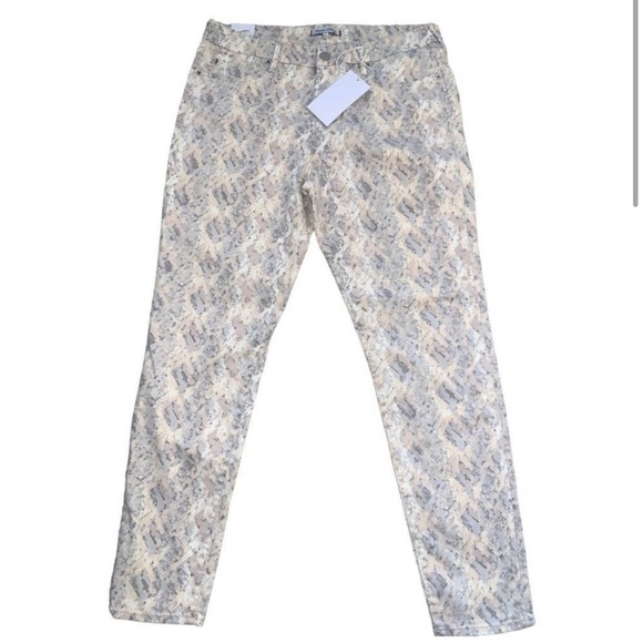 Dear John Gisele Snake Print Denim Size 31 - Picture 4 of 4